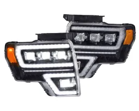 GTR Lighting Pair Carbide LED Headlights Ford F-150 2009-2014