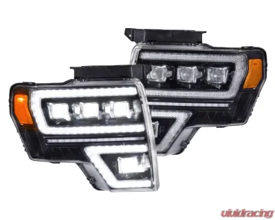 GTR Lighting Pair Carbide LED Headlights Ford F-150 2009-2014 - GTR.HL35