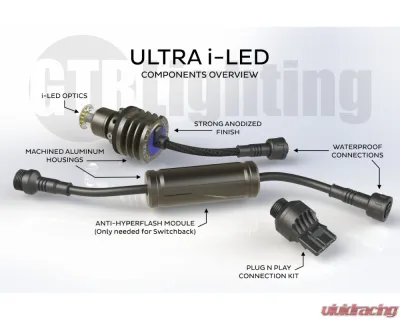 GTR Lighting Red Set GTR i-LED Ultra LED Bulbs - LED901