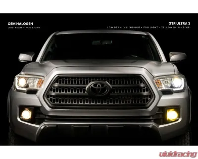 GTR Lighting White 9005 | 9145 | H10 Pair Ultra 3 LED Bulb - GTR.LED803