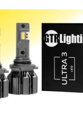 GTR Lighting Yellow 9005 | 9145 | H10 Pair Ultra 3 LED Bulb                                     - GTR.LED804 - Image 7