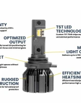 GTR Lighting White 9006 Pair Ultra 3 LED Bulb                                     - GTR.LED805 - Image 4