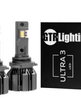 GTR Lighting White 9006 Pair Ultra 3 LED Bulb                                     - GTR.LED805 - Image 11