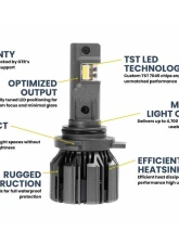 GTR Lighting White 9012 Pair Ultra 3 LED Bulb                                     - GTR.LED806 - Image 4