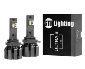 GTR Lighting White 9012 Pair Ultra 3 LED Bulb