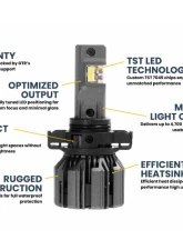 GTR Lighting White 5202 Pair Ultra 3 LED Bulb                                     - GTR.LED807 - Image 3