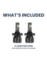 GTR Lighting White 5202 Pair Ultra 3 LED Bulb                                     - GTR.LED807 - Image 4