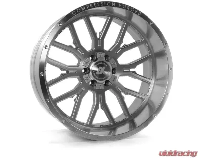 Axe Wheels AX6.1 24x14 -76mm Silver - 241412H-76AX6SM