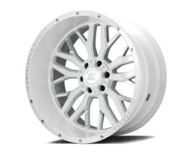 Axe Wheels AX1.3 Wheel 22x12 5x127|5x139 -44mm Gloss White Milled Accents