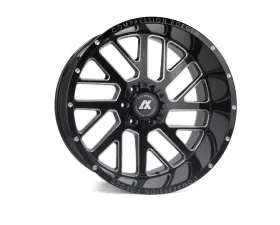Axe Wheels AX2.0 Wheel 20x10 5x127|5x139 -19mm Gloss Black Milled Accents