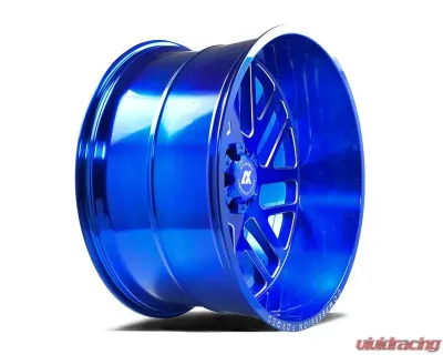 Axe Wheels AX2.7 Wheel 22x12 8x165 -44mm Candy Blue Milled - 22128165-44AX2CB