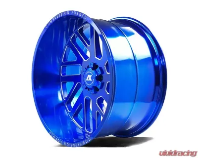 Axe Wheels AX2.7 Wheel 22x12 8x165 -44mm Candy Blue Milled - 22128165-44AX2CB