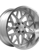 Axe Wheels AX5.1 Wheel 24x12 6x135|6x139 -44mm Silver Brush Milled Mirror Lip                                     - 241212H-44AX5SM - Image 5