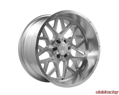 Axe Wheels AX5.1 Wheel 24x12 6x135|6x139 -44mm Silver Brush Milled Mirror Lip - 241212H-44AX5SM