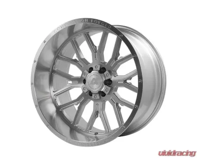 Axe Wheels AX6.1 Wheel 26x14 8x170 -76mm Silver Brush Milled Mirror Lip - 26148170-76AX6SM