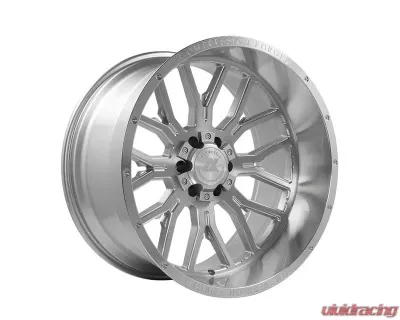 Axe Wheels AX6.1 Wheel 26x14 8x170 -76mm Silver Brush Milled Mirror Lip - 26148170-76AX6SM
