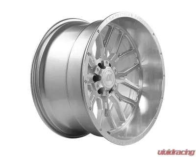Axe Wheels AX6.1 Wheel 26x14 8x170 -76mm Silver Brush Milled Mirror Lip - 26148170-76AX6SM