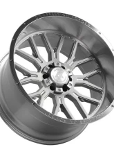 Axe Wheels AX6.1 Wheel 26x14 8x170 -76mm Silver Brush Milled Mirror Lip                                     - 26148170-76AX6SM - Image 6