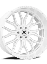 Axe Wheels AX6.3 Wheel 24x12 6x135|6x139 -44mm Gloss White Milled Accents                                     - 241212H-44AX6WM - Image 5