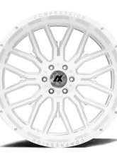 Axe Wheels AX6.3 Wheel 24x12 6x135|6x139 -44mm Gloss White Milled Accents                                     - 241212H-44AX6WM - Image 3