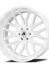 Axe Wheels AX6.3 Wheel 24x12 6x135|6x139 -44mm Gloss White Milled Accents                                     - 241212H-44AX6WM - Image 4