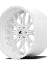 Axe Wheels AX6.3 Wheel 24x12 6x135|6x139 -44mm Gloss White Milled Accents                                     - 241212H-44AX6WM - Image 5