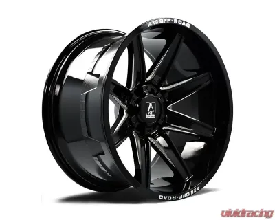 Axe Wheels Artemis Wheel 20x10 6x139 -19mm Gloss Black Milled - 20106139-19ARTBM