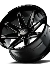 Axe Wheels Artemis Wheel 20x10 6x139 -19mm Gloss Black Milled                                     - 20106139-19ARTBM - Image 6