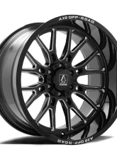 Axe Wheels Atlas Wheel 22x9.5 5x150 20mm Gloss Black Milled                                     - 22955150+20ATLBM - Image 3