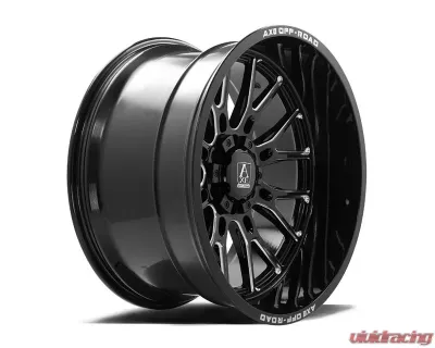 Axe Wheels Atlas Wheel 22x9.5 5x150 20mm Gloss Black Milled - 22955150+20ATLBM