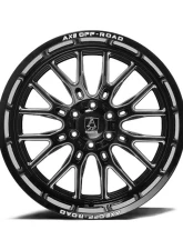 Axe Wheels Atlas Wheel 22x9.5 5x150 20mm Gloss Black Milled                                     - 22955150+20ATLBM - Image 3