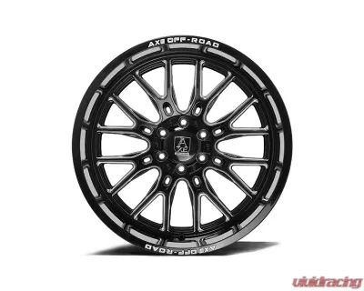Axe Wheels Atlas Wheel 22x9.5 5x150 20mm Gloss Black Milled - 22955150+20ATLBM