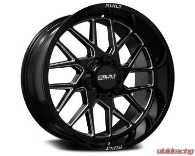 Axe Wheels BTO-3 20x10 -19mm Gloss Black Milled - 201012H-19BT03BM