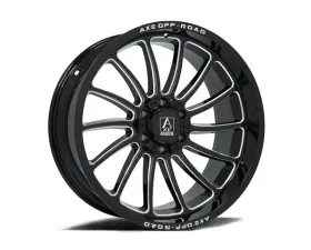 Axe Wheels Chronus Wheel 24x12 5x127|5x139 -44mm Gloss Black Milled