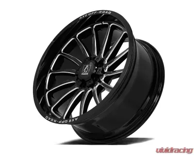 Axe Wheels Chronus Wheel 20x10 5x127|5x139 -19mm Gloss Black Milled - 201010H-19CHRBM