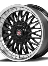 Axe Wheels EX10 Wheel 18x8 35mm Gloss Black Polished Lip                                     - 818512035EX10BP - Image 2