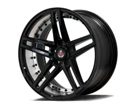 Axe Wheels EX20 Wheel 20x8.5 5x114 38mm Black Machine Face Barrel