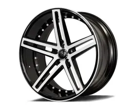 Axe Wheels EX20 Wheel 20x10 25mm Gloss White Facegloss Black