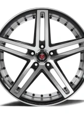 Axe Wheels EX20 Wheel 20x10 25mm Black Facemachined Barrel                                     - 1020BLNK25EX20BP - Image 2