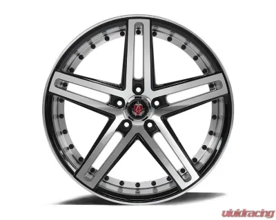 Axe Wheels EX20 Wheel 20x10 25mm Black Facemachined Barrel - 1020BLNK25EX20BP
