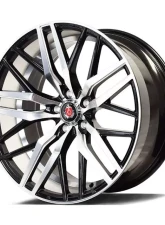 Axe Wheels EX30 Wheel 20x8.5 40mm Black Mirror w/ Face Milled Accents                                     - 8520BLNK40EX30BP - Image 2