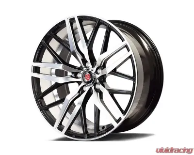Axe Wheels EX30 Wheel 20x8.5 40mm Black Mirror w/ Face Milled Accents - 8520BLNK40EX30BP