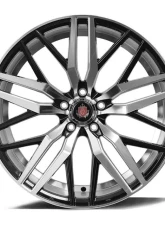 Axe Wheels EX30 Wheel 20x8.5 40mm Black Mirror w/ Face Milled Accents                                     - 8520BLNK40EX30BP - Image 2
