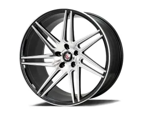 Axe Wheels EX31 Wheel 20x10.5 25mm Gloss Black w/ Milled Mirror Face