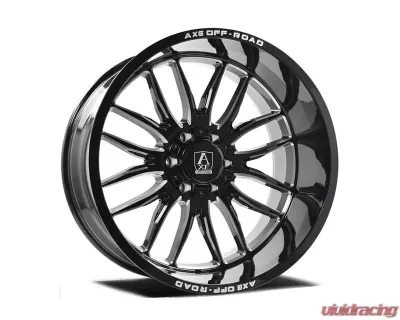 Axe Wheels Hades Wheel 22x12 8x170 -44mm Gloss Black Milled  Accents - 22128170-44HADBM