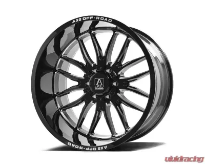 Axe Wheels Hades Wheel 22x12 8x170 -44mm Gloss Black Milled  Accents - 22128170-44HADBM