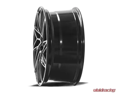 Axe Wheels ZX10 18x8 5x114 Gloss Black Polished Face Axe Wheels ZX10 18x8 5x114 Gloss Black Polished Face
