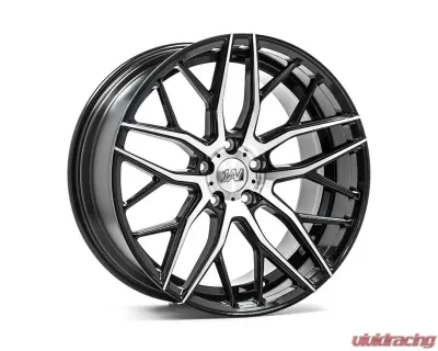 Axe Wheels ZX11 Wheel 22x10.5 25mm Gloss Black Polished Face - 10522BNK25ZX11BP