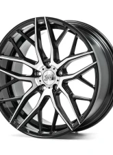 Axe Wheels ZX11 Wheel 22x10.5 25mm Gloss Black Polished Face                                     - 10522BNK25ZX11BP - Image 3