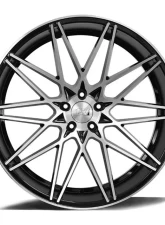Axe Wheels ZX4 Wheel 22x9 35mm Black w/ Polished Face                                     - 922BNK35ZX4BP - Image 2